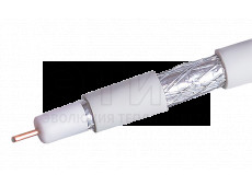 Кабель коаксиальный RG-6 белый CCS 1,02/Conduct. 21% /Al 64х0.12/внутренний (RG-6/64 ССS) Кабель коаксиальный RG-6 белый CCS 1,02/Conduct. 21% /Al 64х0.12/внутренний (RG-6/64 ССS)